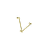 Nero Mecca Care 32mm Ambulant Toilet Grab Rail 90 Degree 450X450mm Brushed Gold NRCR3290ABG