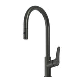 Oliveri Verona Pullout Gooseneck Sink Mixer, Gunmetal, VA306505GM-P