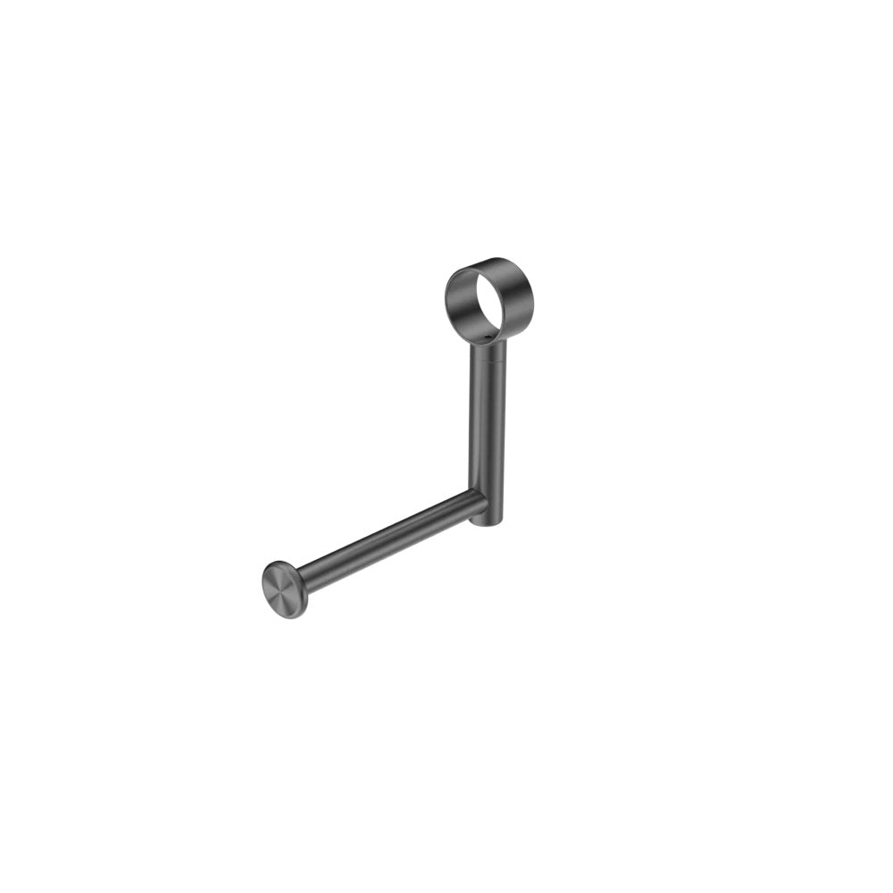 Nero Mecca Care Add On Toilet Roll Holder Gun Metal NRCR3286TGM