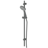 Greens Glide Rainboost Adjustable Rail Shower, PVD Gunmetal, 54400GM