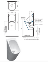 Caroma H2ZERO Cube Waterless Urinal