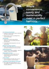 Kleenmaid HCSUB511-C Ultratap 5 Water Filtration & Enhancement System, Filtered Boiling, Filtered Chilled, Sparkling Mixer Tap