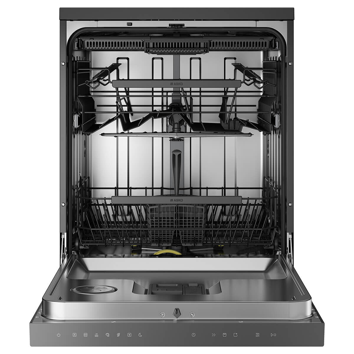 ASKO HDFS143BBSAU 60cm Core Freestanding Dishwasher Black Steel - ASKO Factory Seconds