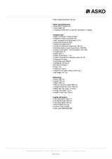 ASKO HDFS143BSAU 60cm Core Freestanding Dishwasher Stainless Steel - ASKO Factory Seconds