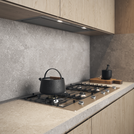 ASKO 90cm Natural Gas Cooktop with Super Flex Wok Burner Stainless Steel HG1986SD - Ex Display