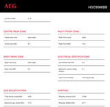 AEG HGC9566BB 90cm Natural Gas Cooktop with Wok Burner - AEG Factory Seconds