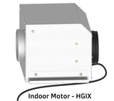 Q SERIES CH624SL-EXTHGIX 90cm Silent Canopy Rangehood, Indoor Motor