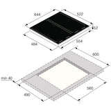 ASKO 65cm Pro Series Induction Cooktop HI1655G - Carton Box Damage