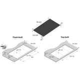 ASKO 80cm 4 Zone Bridge Induction Cooktop HI2842FBG1 - ASKO Seconds Discount