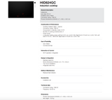 ASKO Celsius Cooking 80cm Induction Cooktop HID824GC - Ex Display