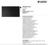 ASKO HID925MC Celsius Cooking 90cm Induction Cooktop - ASKO Seconds Discount