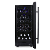 Husky Riserva 80L Single Zone Wine Fridge in Matt Black HUSWS33SMBZY