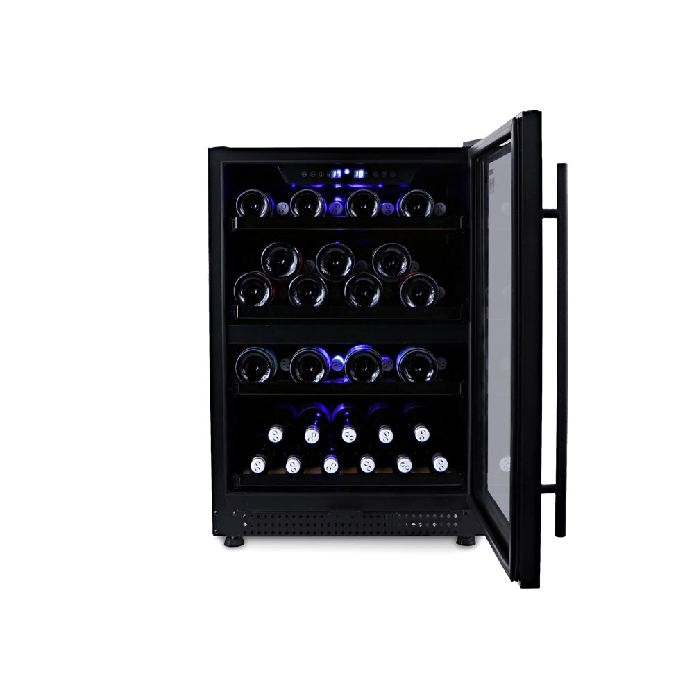 Husky Riserva 154L Dual Zone Wine Fridge in Matt Black HUSWS54DMBZY