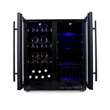 Husky Riserva Double Door Wine Fridge & Drinks Chiller in Matt Black HUSWS66MBZY