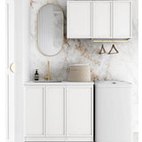 Otti LA-1715A-BOHW-MW Hampshire Laundry Kit 1715A White / Matte White Top