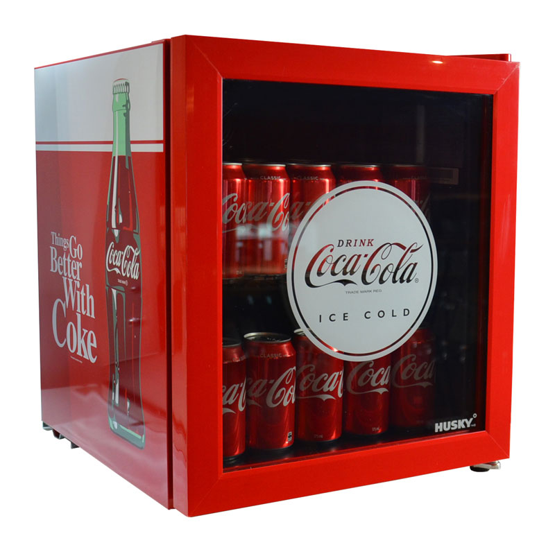 Husky 48L Glass Door Coca-Cola Coke Indoor Bar & Drinks Fridge CKK48-130-AU-HU.1