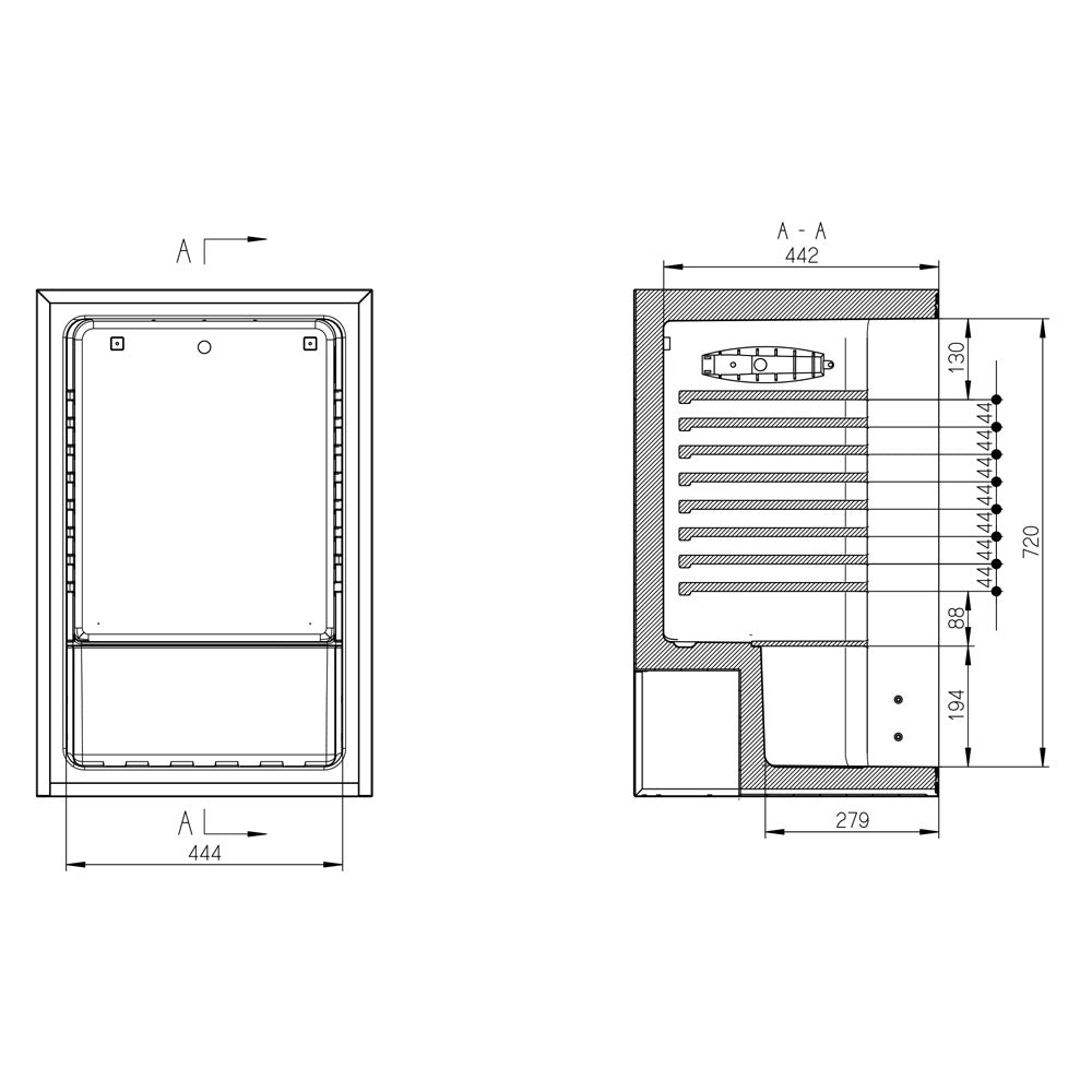 Husky 130L Solid Door Coca-Cola Branded Bar Fridge CKK130-167-AU-HU.1