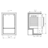 Husky 130L Solid Door Coca-Cola Branded Bar Fridge CKK130-167-AU-HU.1