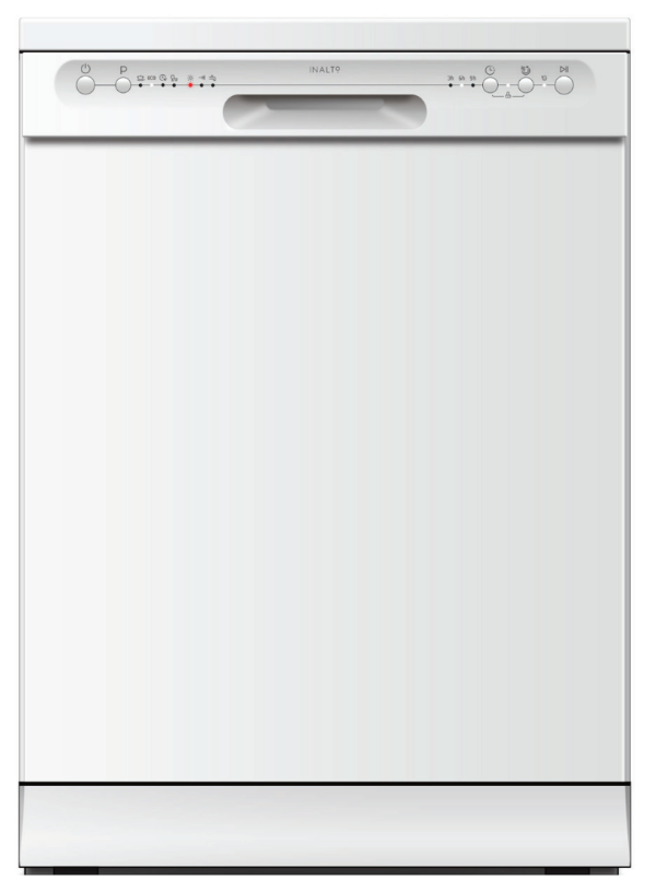 Inalto IDW604W 60cm White Freestanding Dishwasher