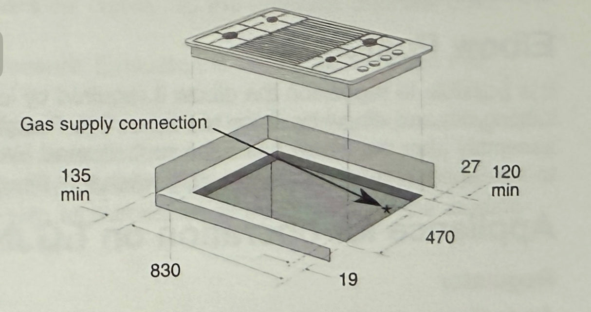 Chef CHS912WNG 90cm Gas Cooktop - Built in Australia