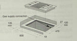 Chef CHS912WNG 90cm Gas Cooktop - Built in Australia