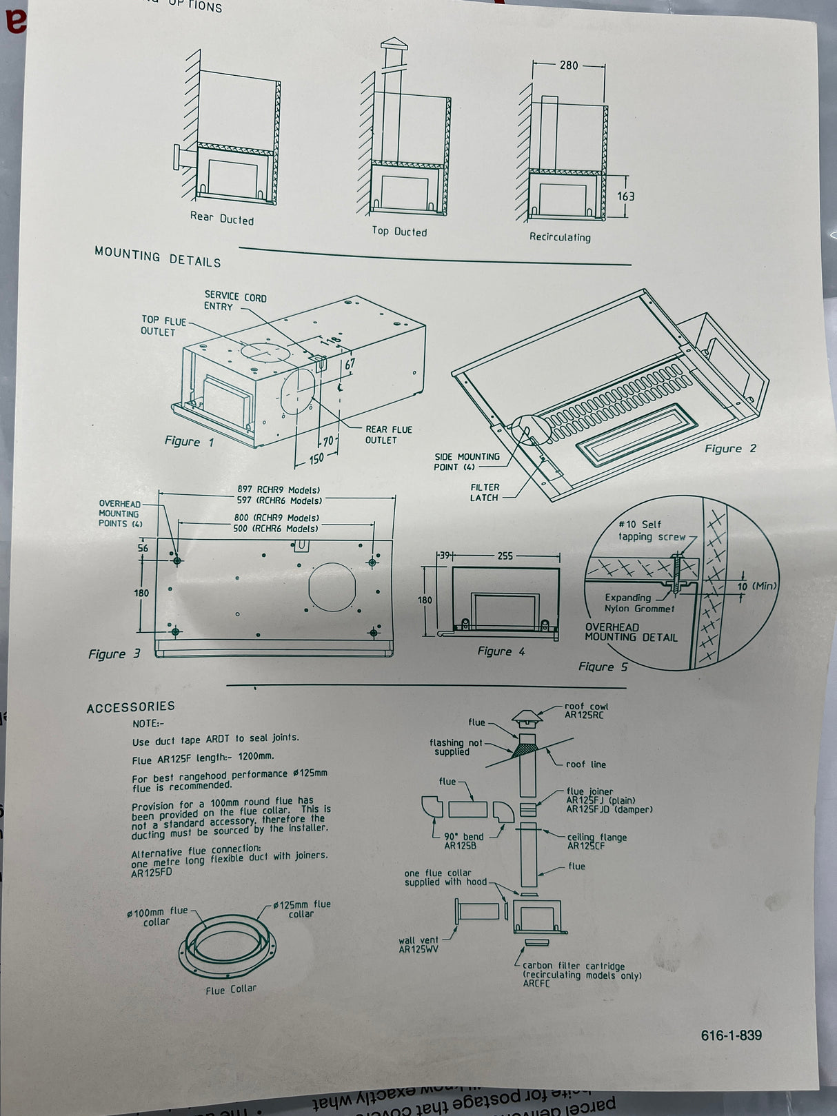 Simpson 90cm White Slide Out Rangehood