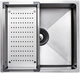 Arc Isku4S1 Deluxe Single Bowl Undermount Sink Kitchen Sinks