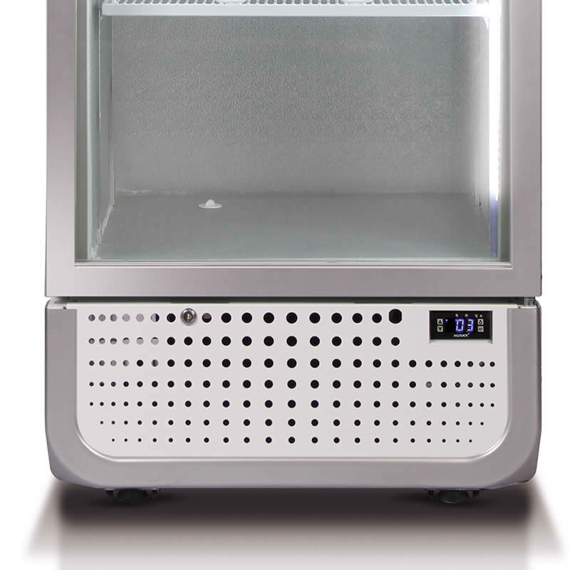 Husky 364L Single Glass Door Commercial Freezer in White F5PRO-H-WH-AUHU