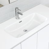 Fienza Joli Edge JOL60C 600mm Gloss White Vanity On Kickboard