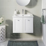 Fienza JOL60M Joli Mila 600mm Wall Hung Vanity, Satin White