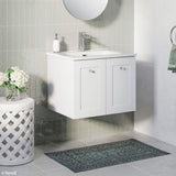 Fienza JOL60M Joli Mila 600mm Wall Hung Vanity, Satin White