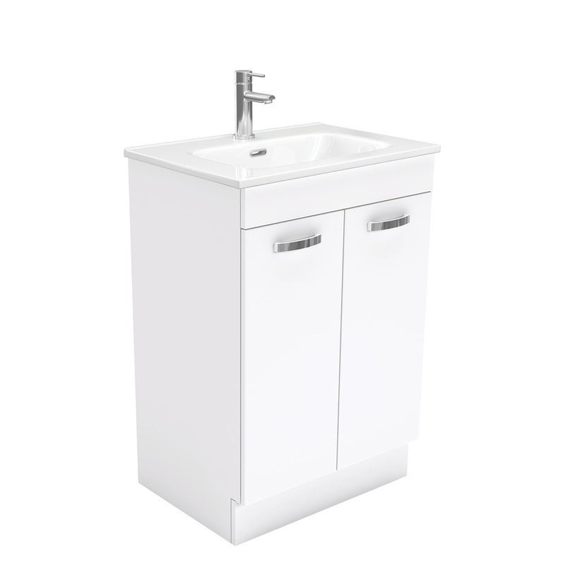 Fienza JOL60NKW Joli Unicab 600mm Vanity on Kickboard, Gloss White - Special Order