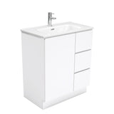 Fienza JOl75CR Joli 750 Vanity on Kickboard, Gloss White, Right Drawers