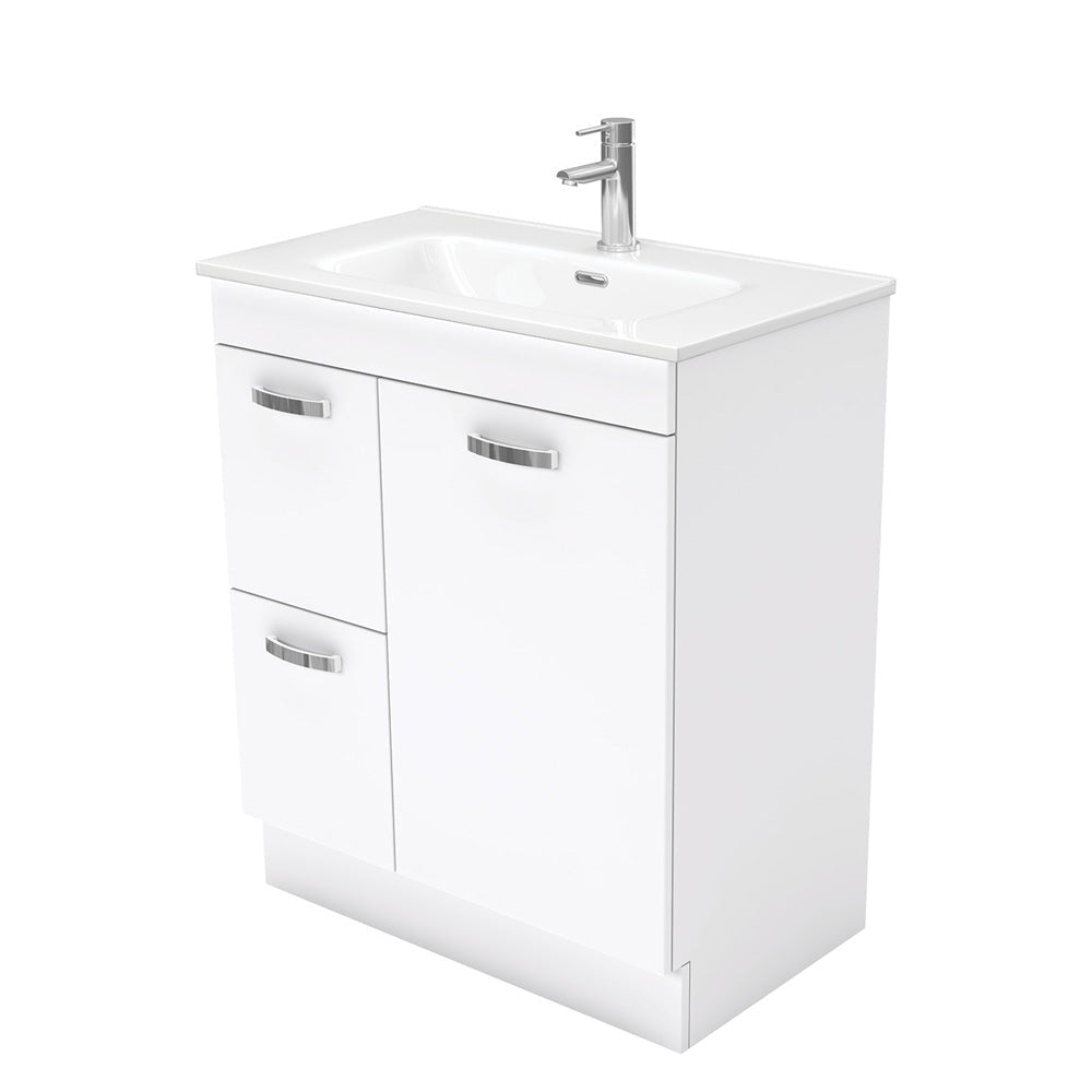 Fienza JOL75NKWL Joli Unicab 750 Vanity On Kickboard, Left Drawers
