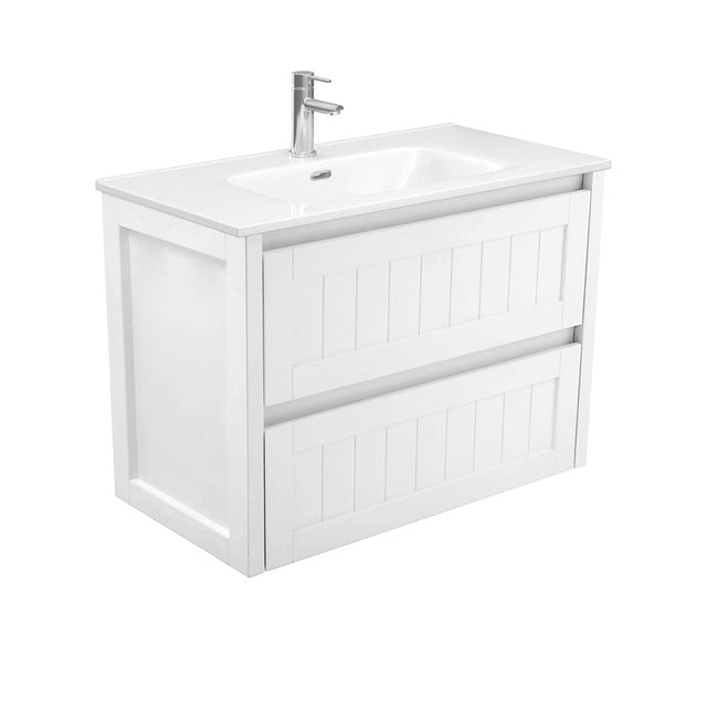 Fienza Joli Jol90T Hampton 900Mm White Wall Hung Vanity Unit - Special Order Units