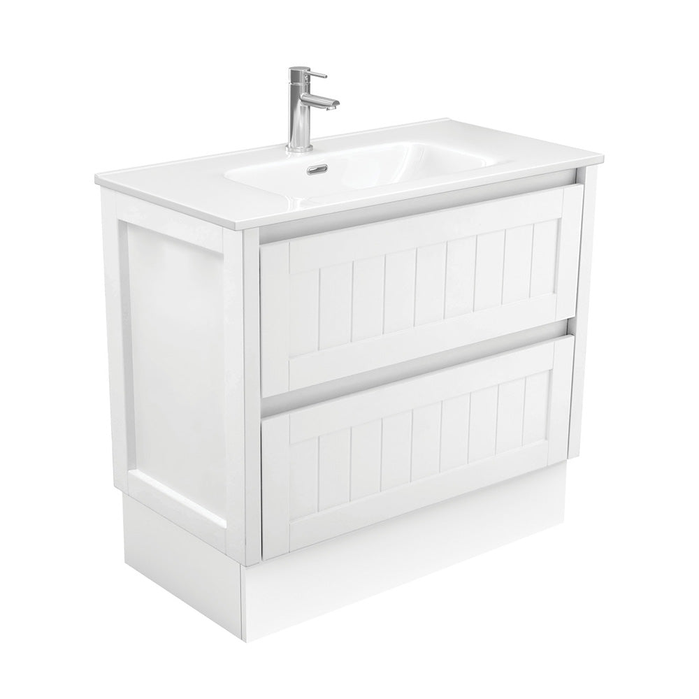 Fienza Joli Jol90Tk 900Mm Hampton Vanity Unit With Kickboard White - Special Order Units