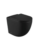 Fienza K002376MB-PS Koko Matte Black Wall-Faced Toilet Suite, P-Trap - Special Order