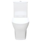 Fienza K031B-2 Lillian Tornado Back to Wall Toilet Suite, S Trap, 160-230mm, R&T Cistern, Slim Seat, Gloss White