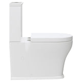Fienza K031A Lillian Tornado Back to Wall Toilet Suite, S Trap, 90-160mm, R&T Cistern, Thick Seat, Gloss White