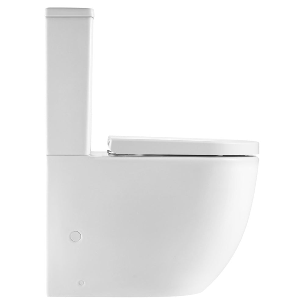 Fienza K032GEA Geberit Joli Tornado Back to Wall Toilet Suite, S Trap, 90-160, Gloss White