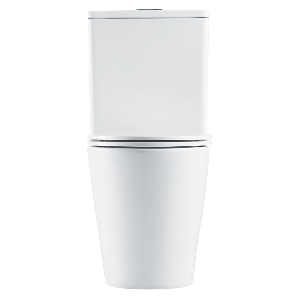 Fienza K314A-2 Aluca Tornado Flush Back-to-Wall Toilet Suite - Slim Seat