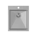 Kubik SuperDeep 35.5 Litre Stainless Steel Sink with Tap Landing