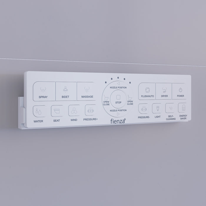 Fienza KS100P Sona Smart Toilet & Bidet, P-Trap, White