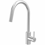 Gareth Ashton Kta037-316-Br 316 Brushed Stainless Steel Gooseneck Pull Out Kitchen Mixer Taps
