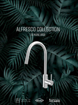 Gareth Ashton Kta037-316-Br 316 Brushed Stainless Steel Gooseneck Pull Out Kitchen Mixer Taps