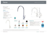 Fienza 228105MW-LF Kaya Mixer Tap, Matte White