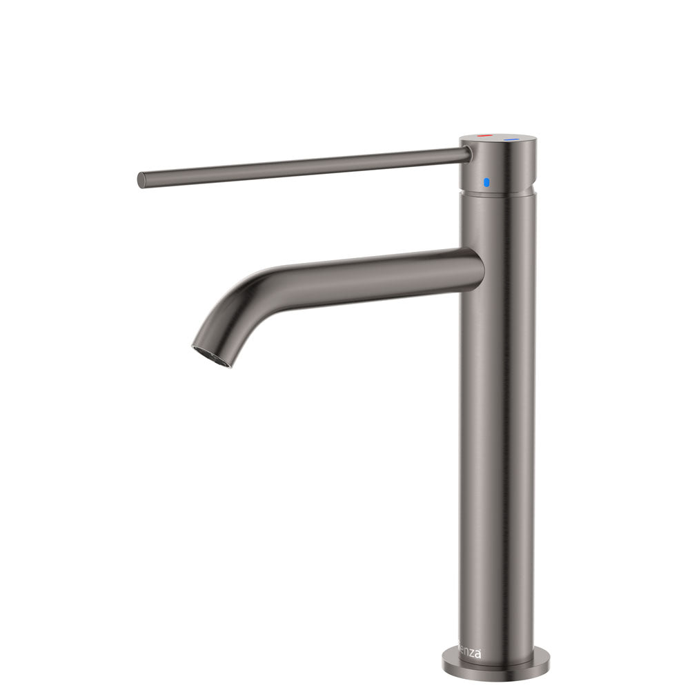 Fienza 228110GM-LF Kaya Care Medium Basin Mixer, Gun Metal