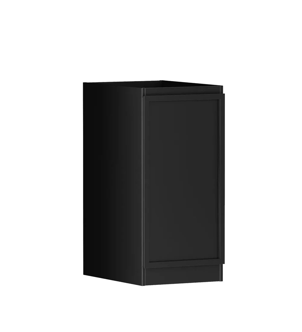Otti LA-BOH400B Hampshire Laundry Base Cabinet, 415mm, Black
