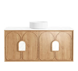 Otti Laguna Mark II Wall Hung Vanity, Woodland Oak