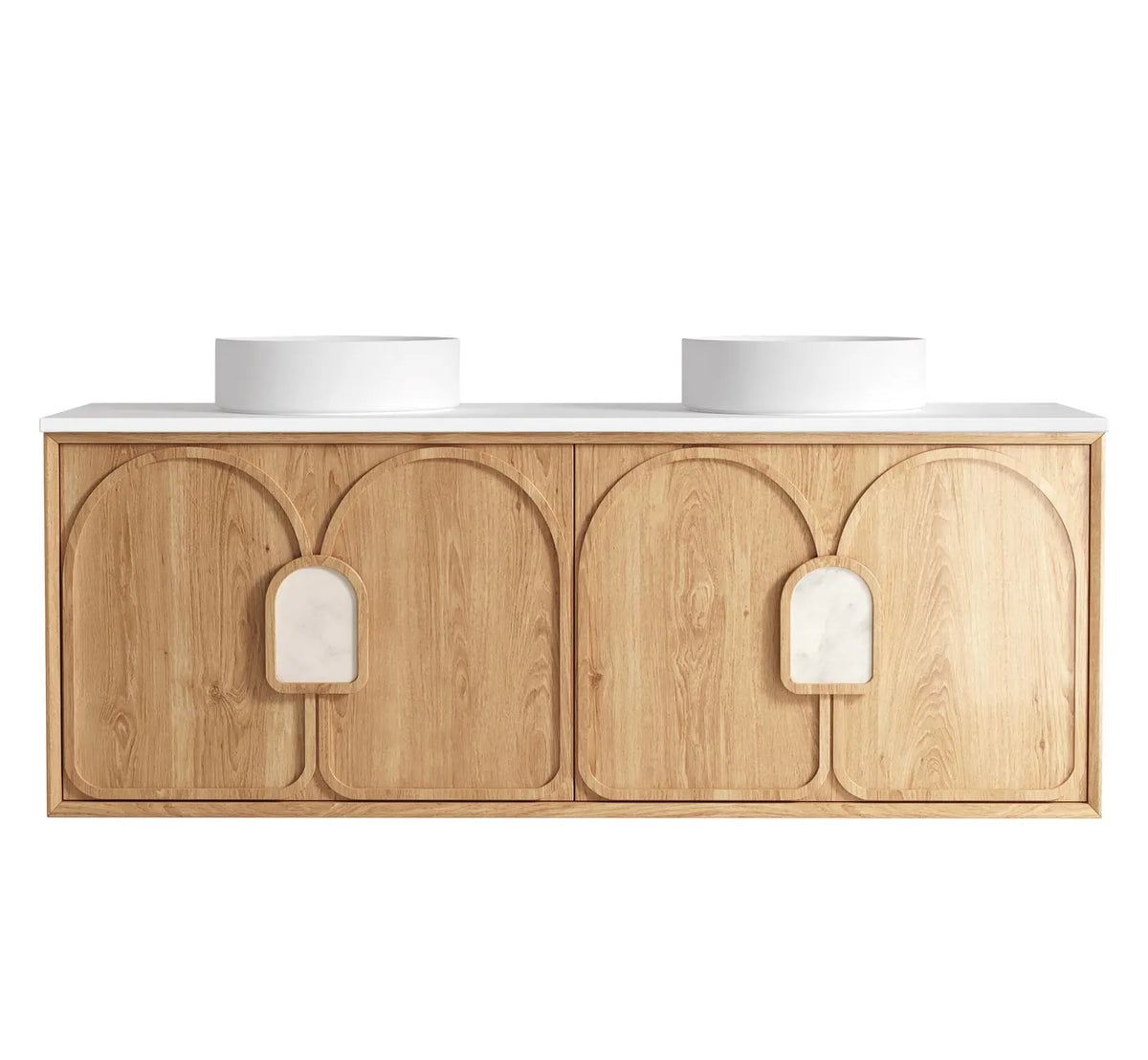 Otti Laguna Mark II Wall Hung Vanity, Woodland Oak